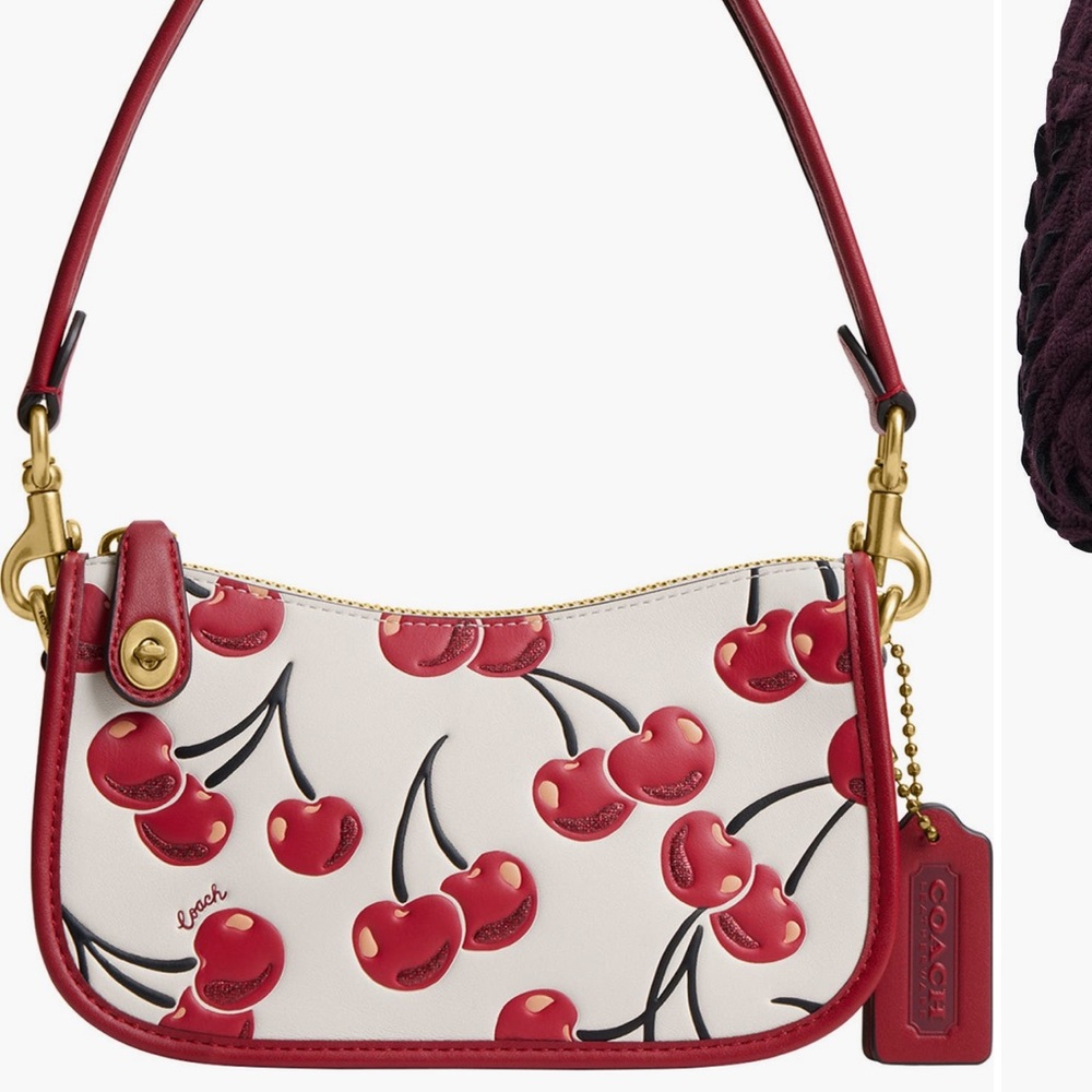 Coach cherry swinger bag